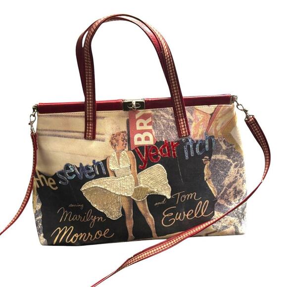 Isabella Fiore Seven Year Itch Marilyn Monroe Bag Sequined - Picture 1 of 9